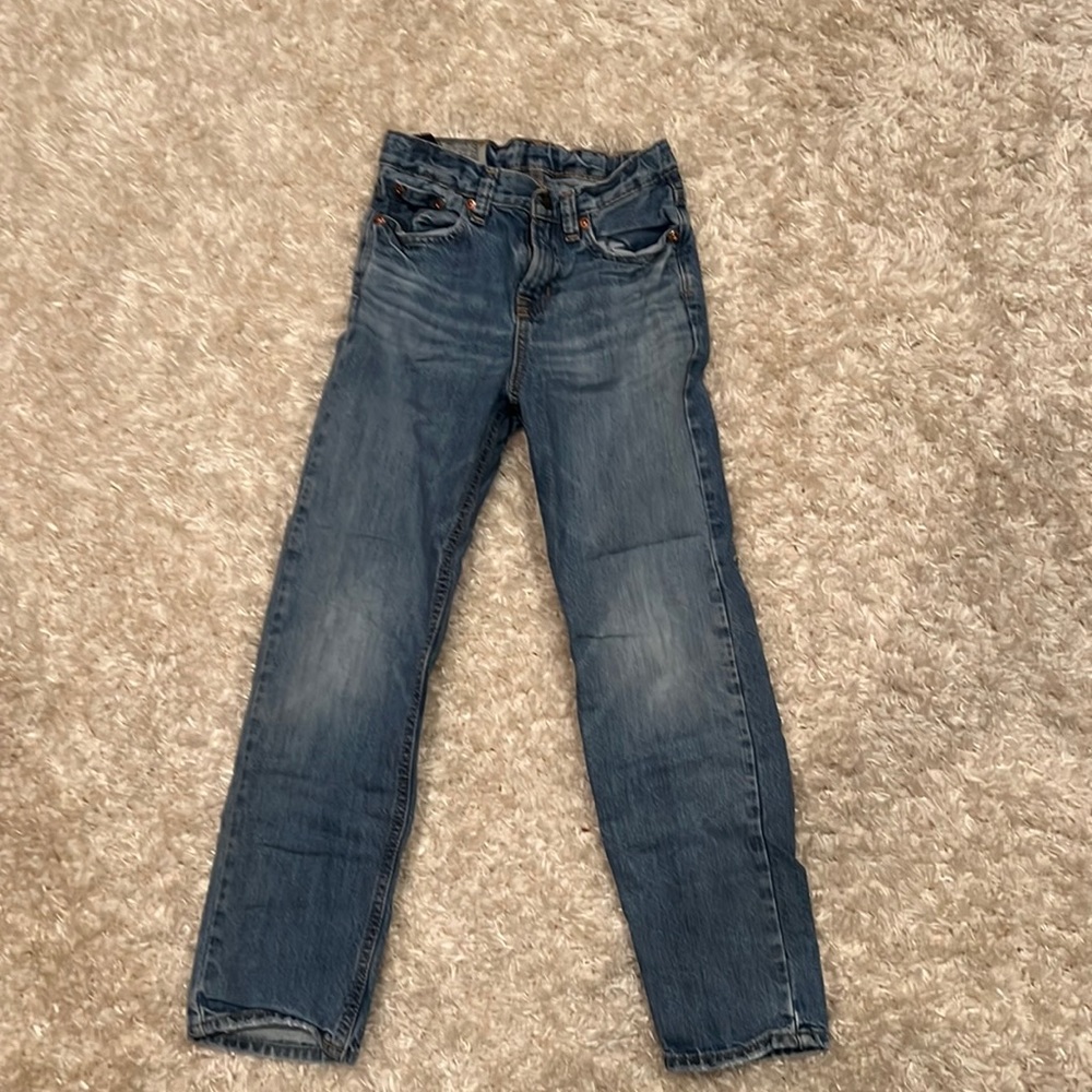 Polo by Ralph Lauren, blue jeans, adjustable waist, size 7 boys